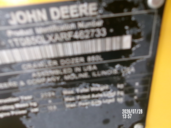2024 John Deere 850L