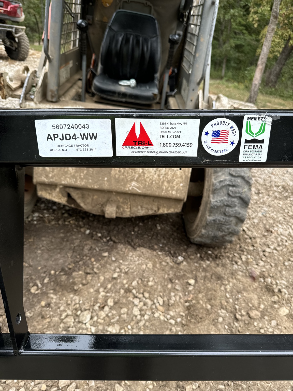  2024 TRI-L APJD4-WW at Heritage Tractor in Rolla, MO