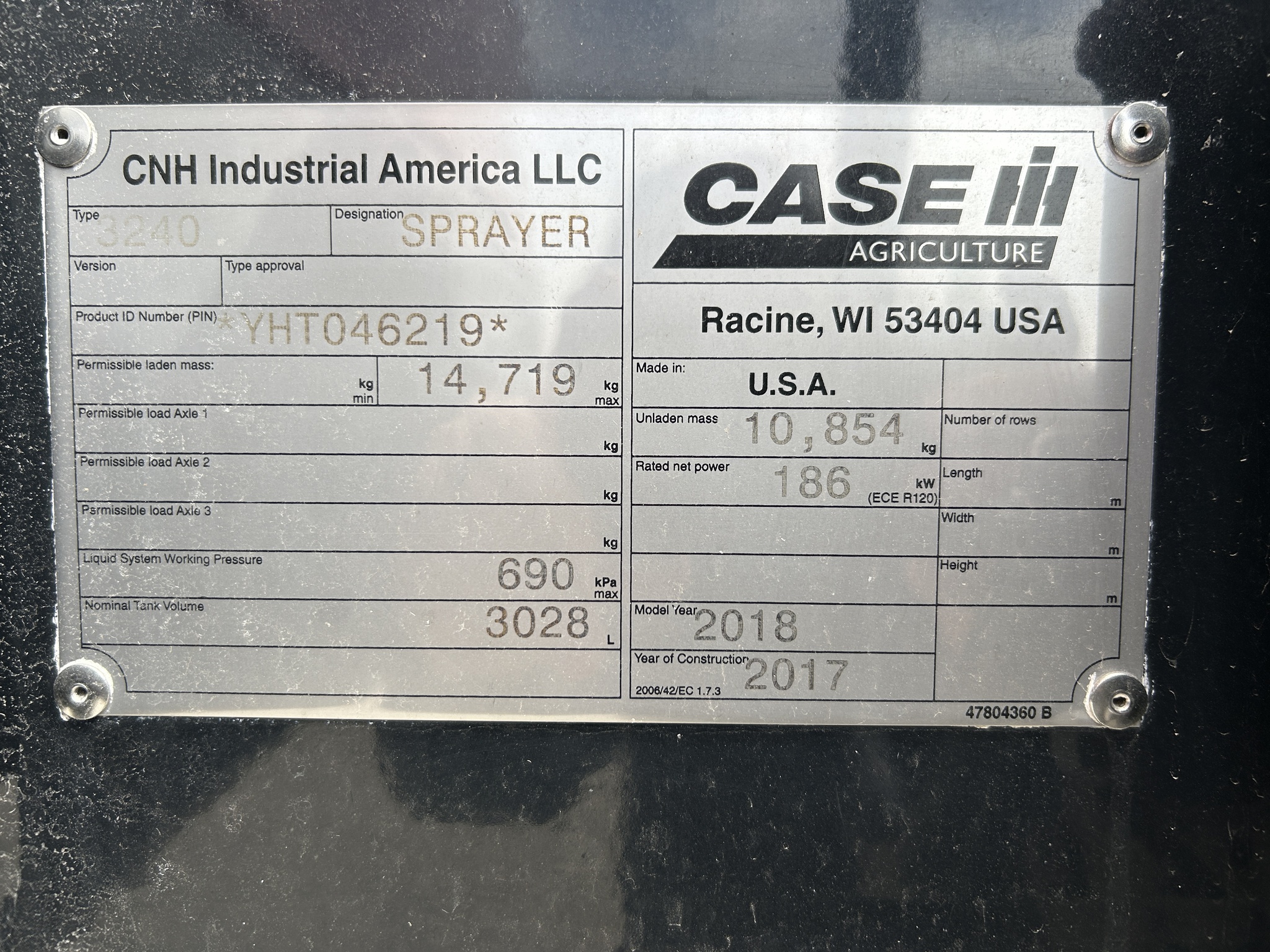  2018 Case IH Patriot 3240 at Heritage Tractor in Baldwin City, KS