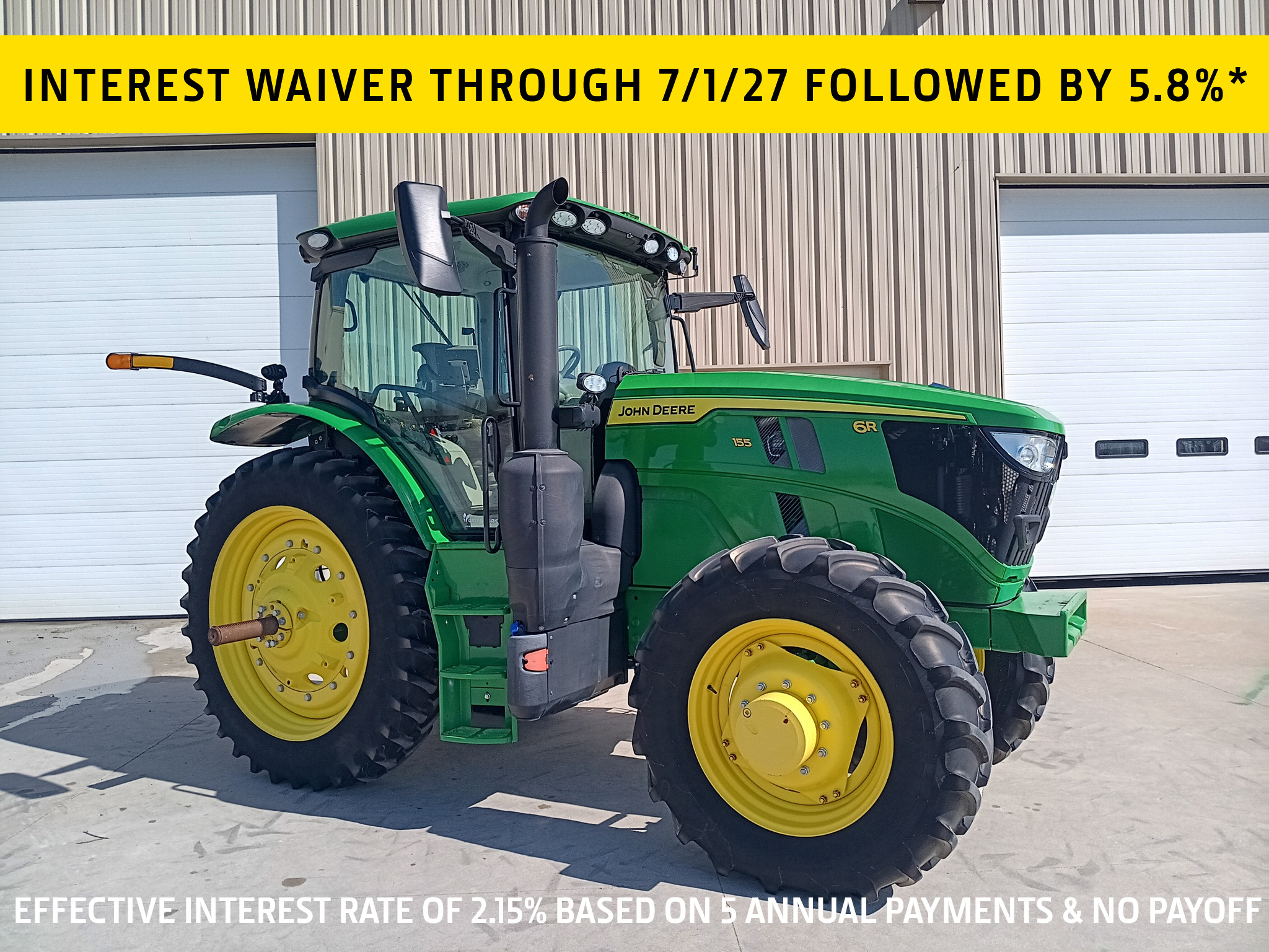 2023 John Deere 6R 155 Image 1
