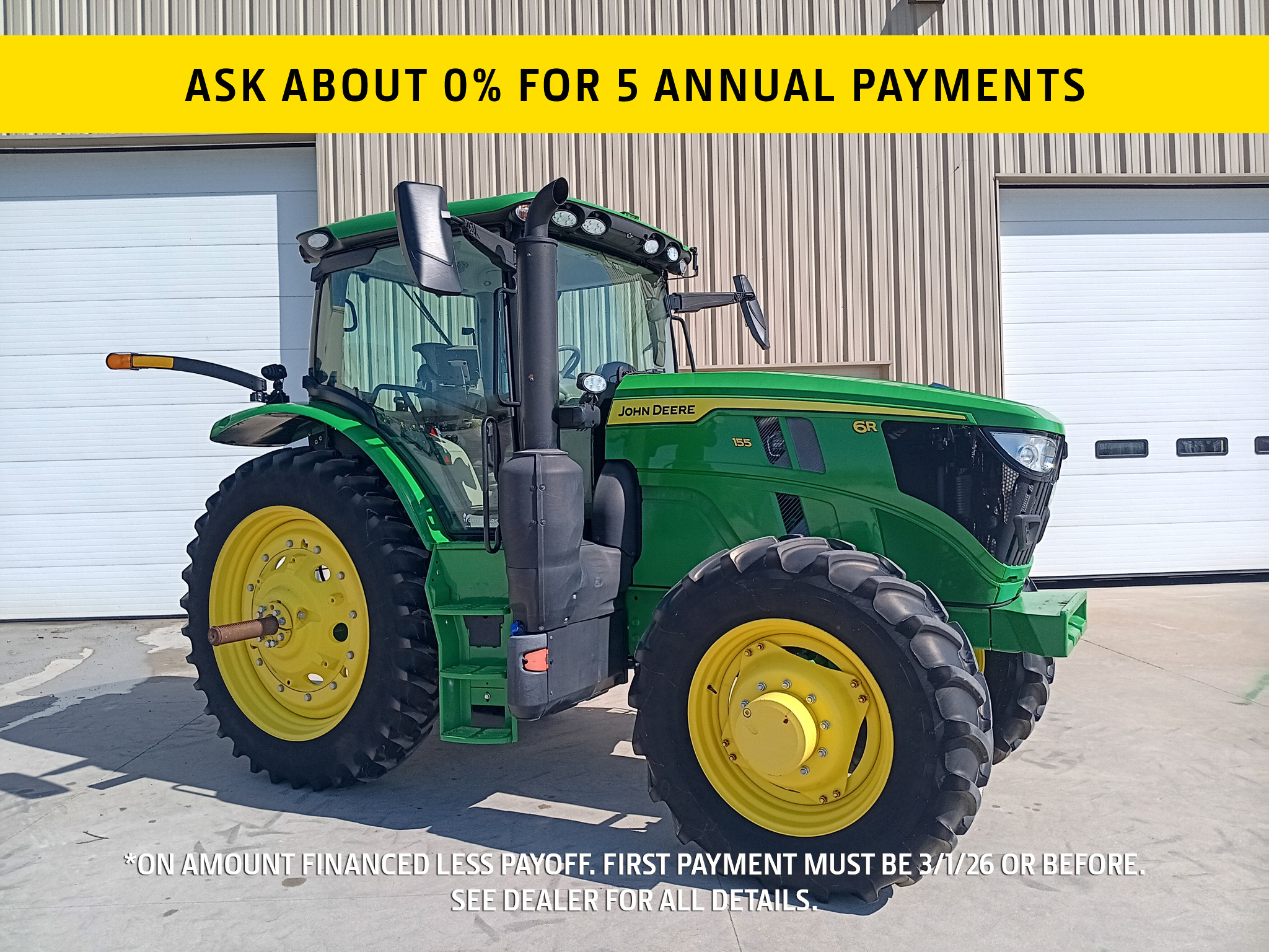 2023 John Deere 6R 155 Image 1