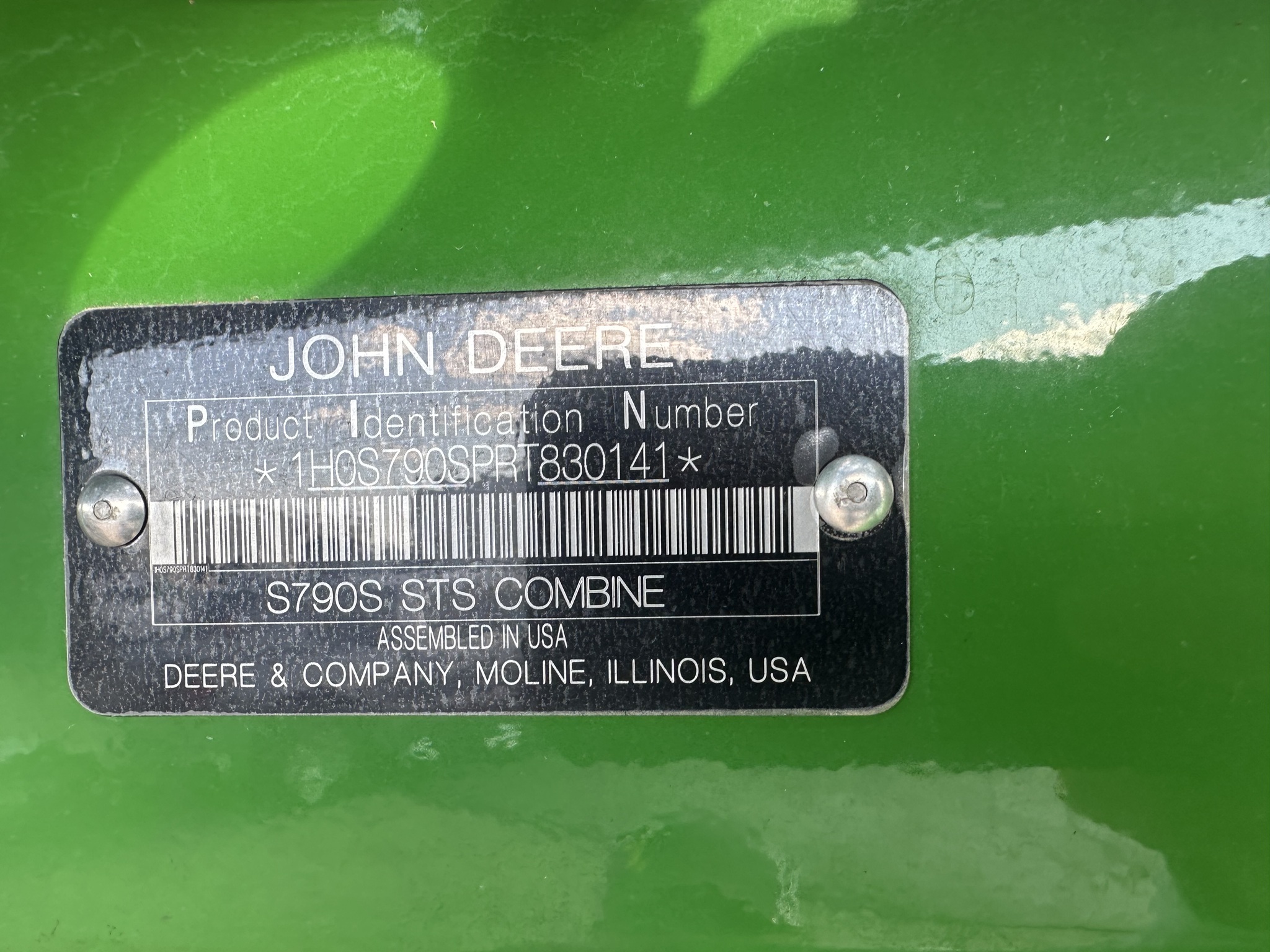 2024 John Deere S790 Image 4