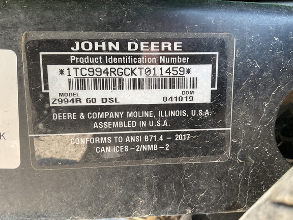 Photo of 2019 John Deere Z994R