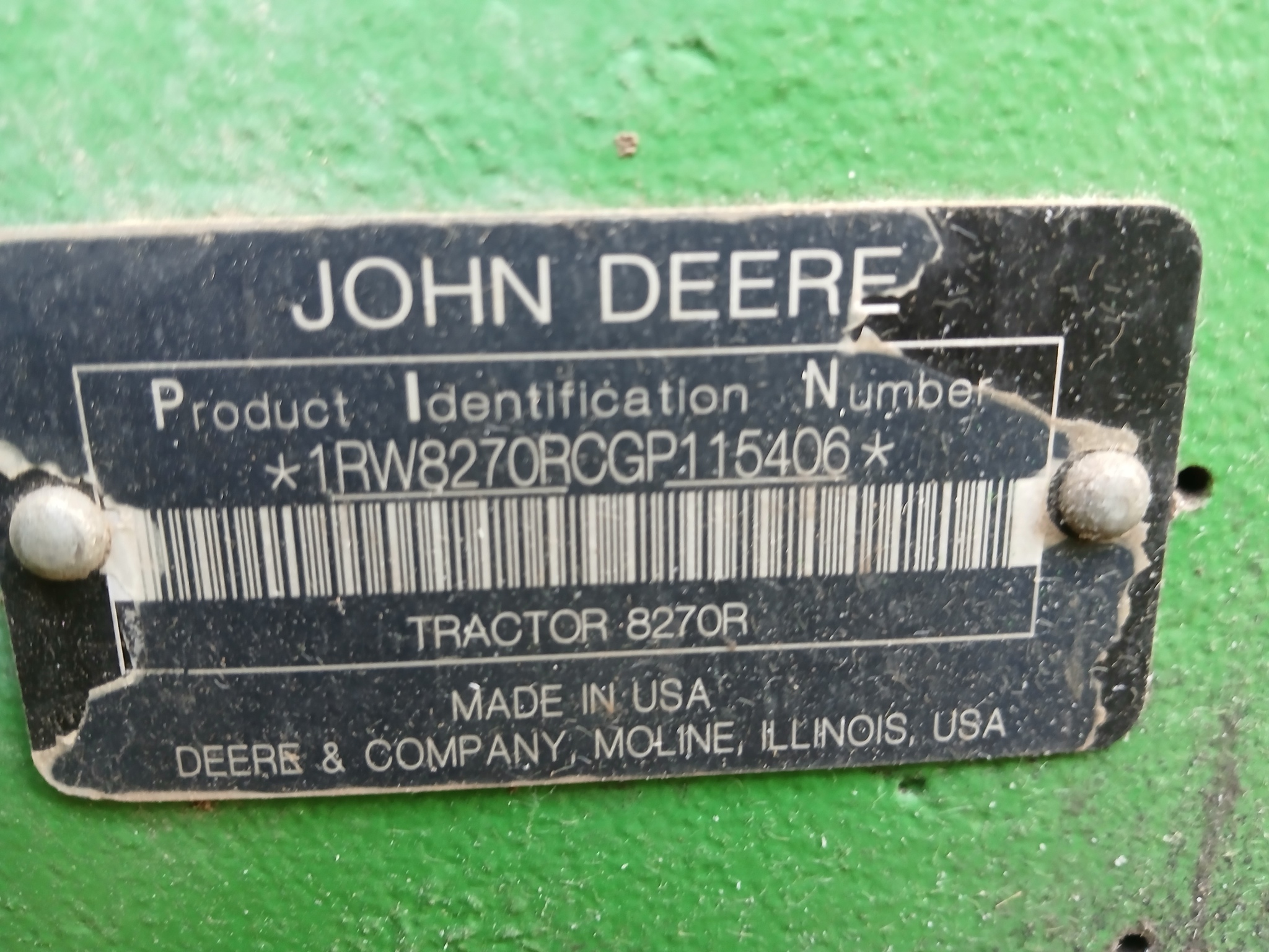 2017 John Deere 8270R Image 14