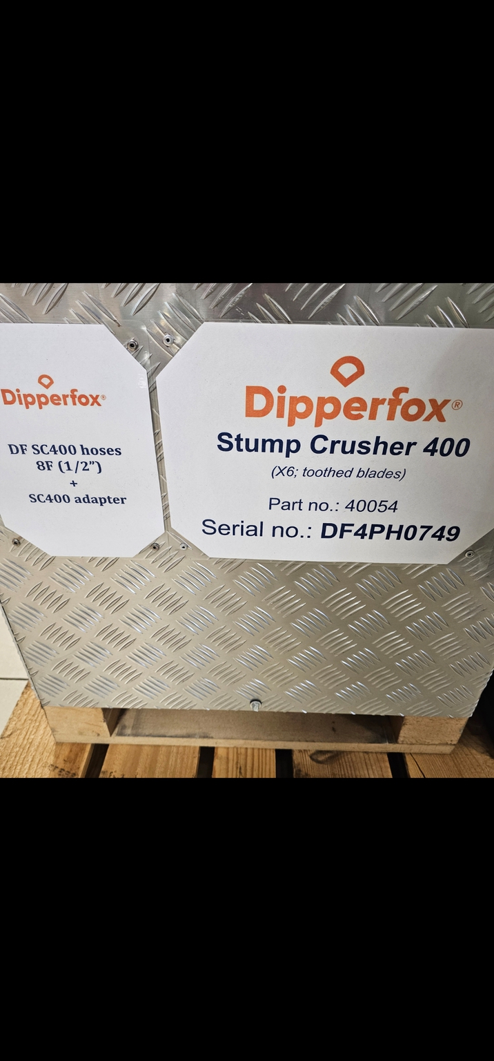2023 Dipperfox SC400 Stump Crusher Image 1