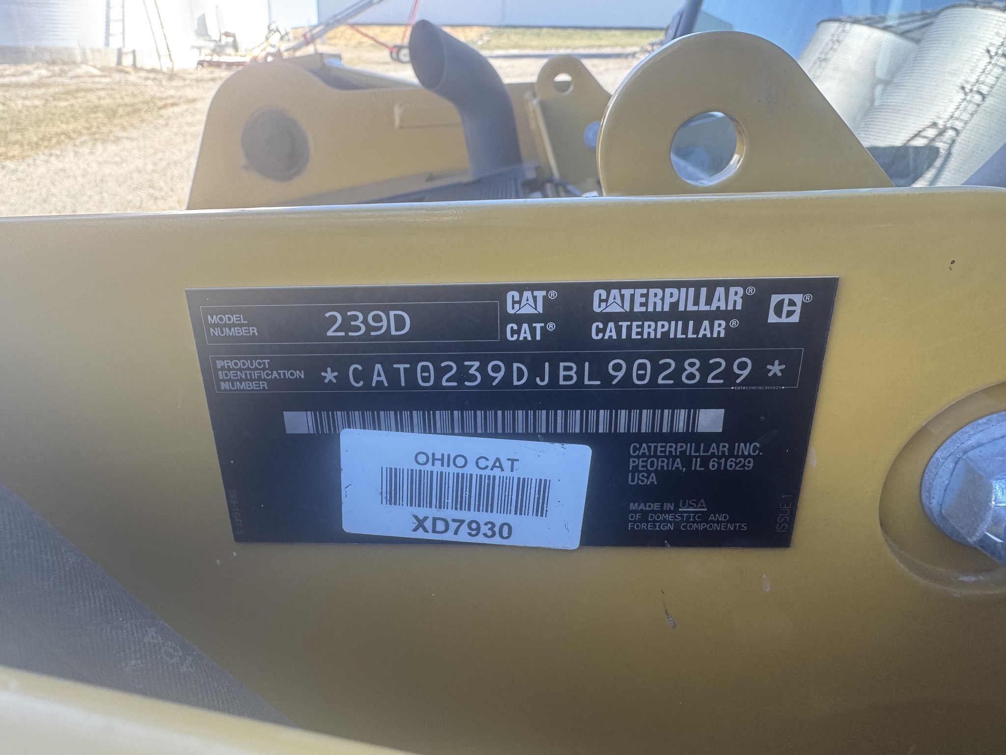 2018 Caterpillar 239D Image 7