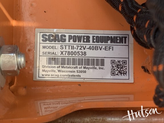 Photo of 2024 Scag STTII-72V-40BV-EFI