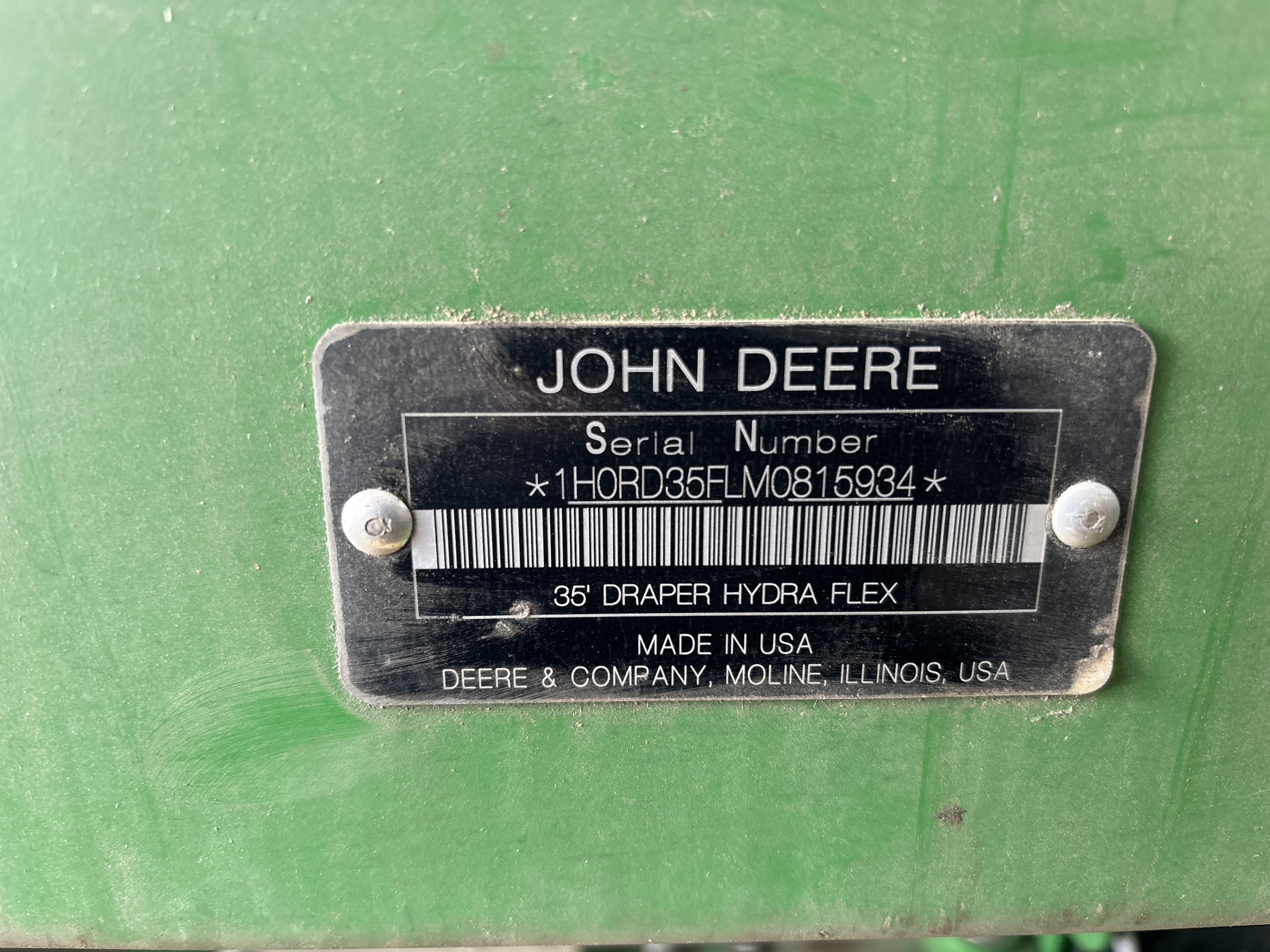 Used 2021 John Deere RD35F Combine Platforms at Koenig Equipment in Urbana, OH - PhotoXL15