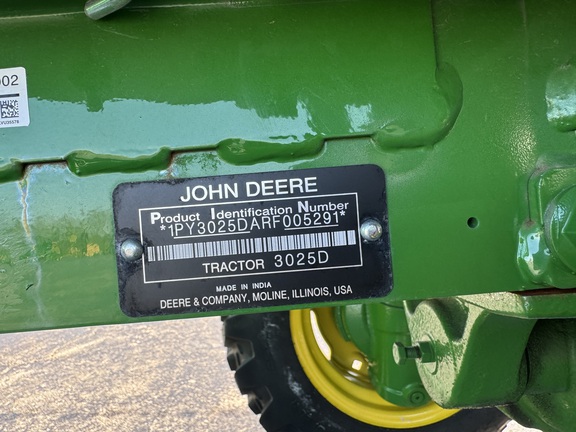 2024 John Deere 3025D