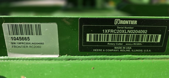 2022 John Deere RC2060