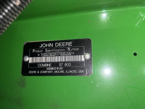 Photo of 2025 John Deere S7 800