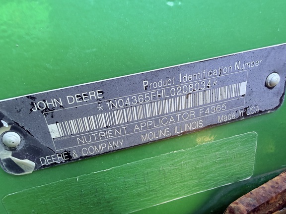 Photo of 2020 John Deere F4365