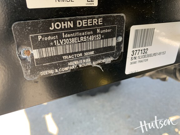 Photo of 2025 John Deere 3038E