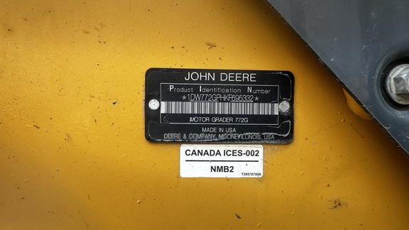 2019 John Deere 772GP