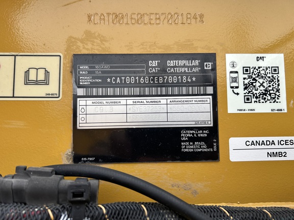 2020 Caterpillar 160AWD