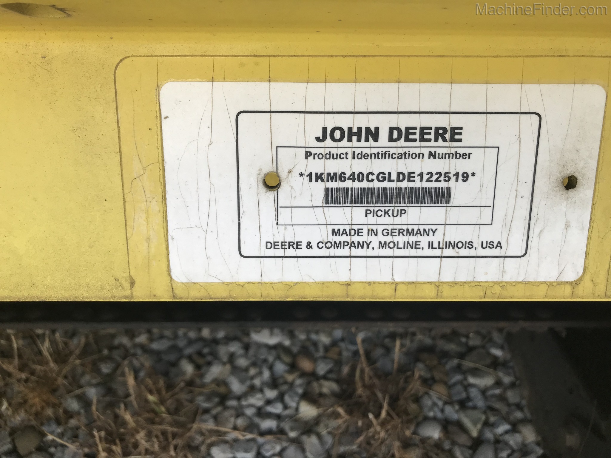 2014 John Deere 640C Image 7