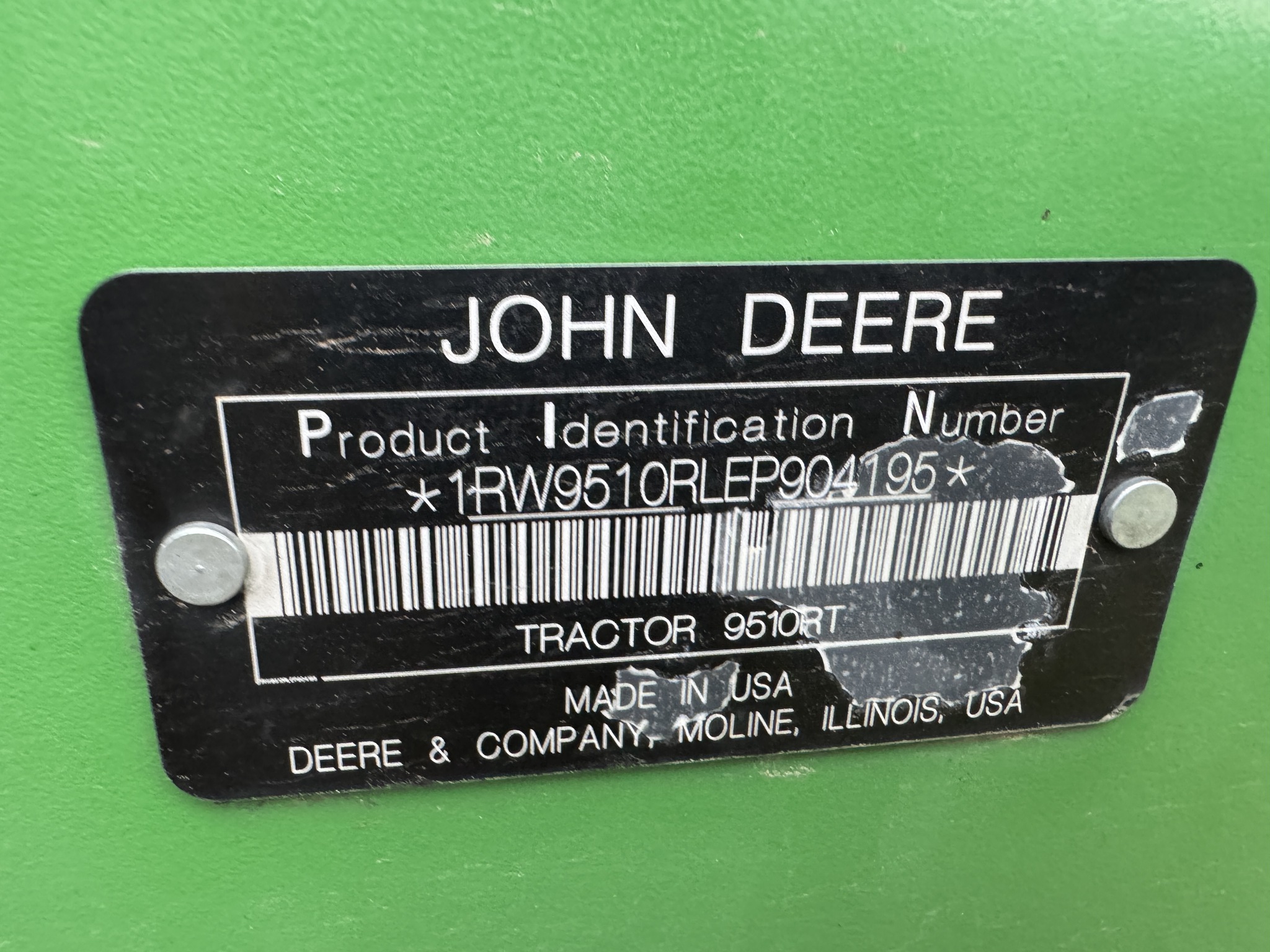 2014 John Deere 9510RT Image 11