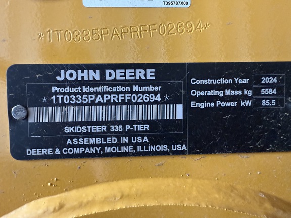 Photo of 2024 John Deere 335 P
