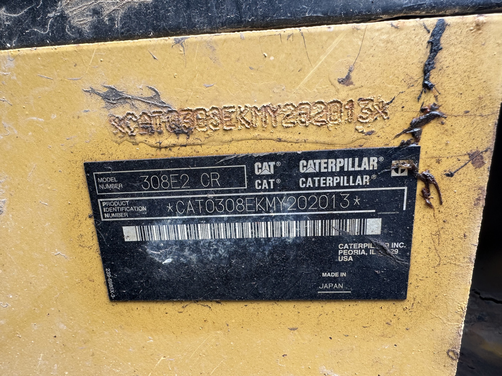  2016 Caterpillar 308E2 CR at Heritage Tractor in Joplin, MO