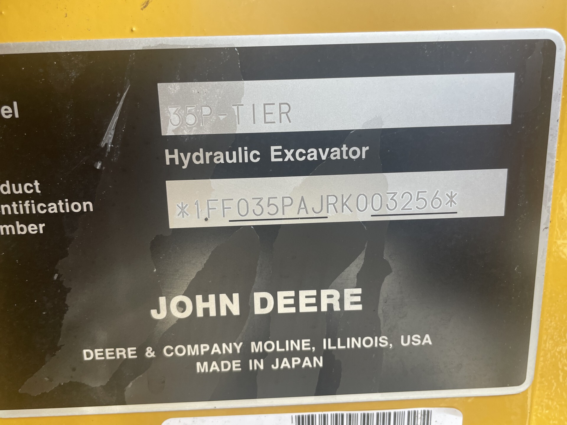 2024 John Deere 35 P Image 26