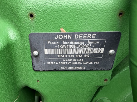 2020 John Deere 8RX 410 - Photo43