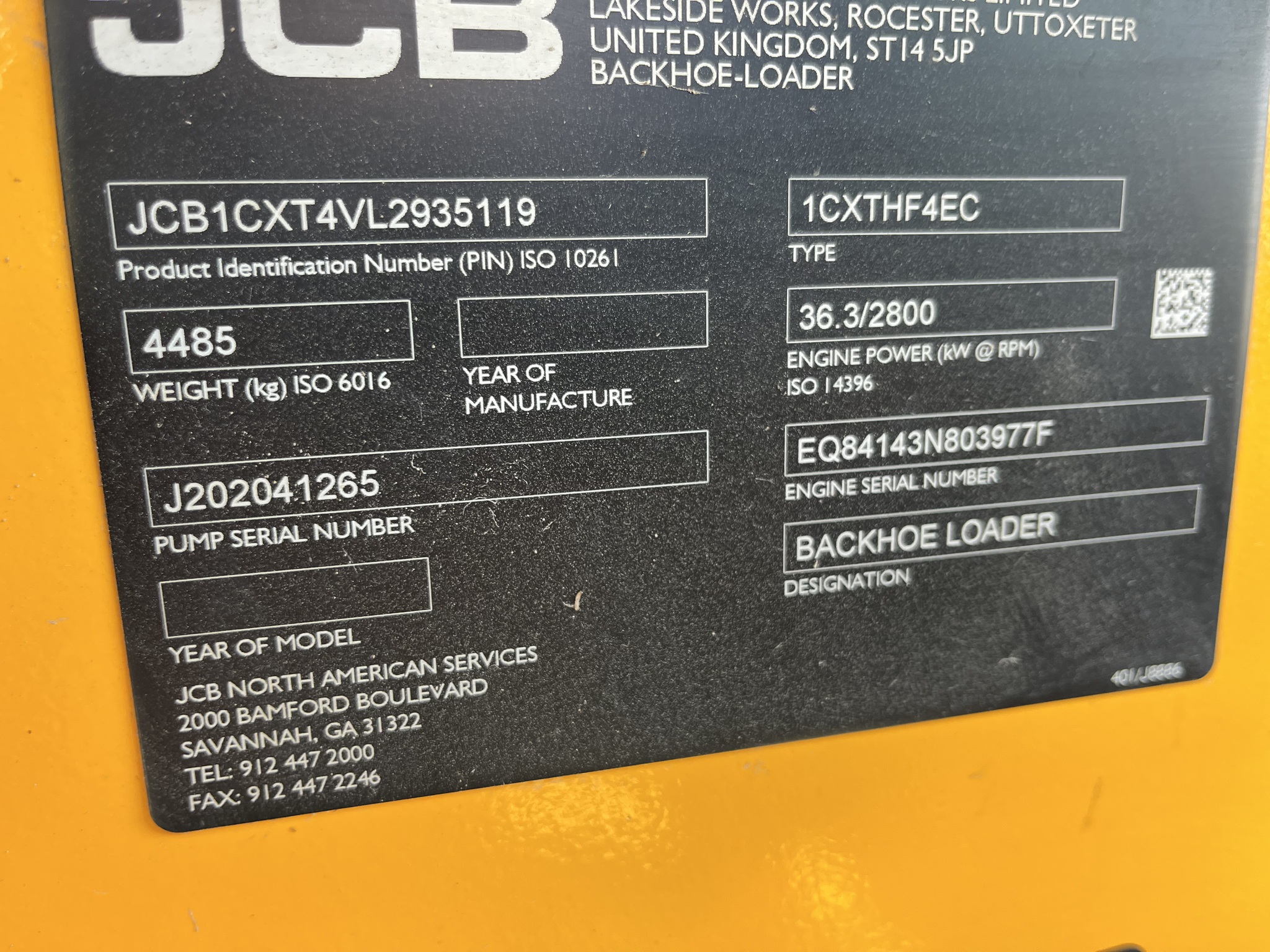  2020 JCB 1CXT at Heritage Tractor in Nevada, MO
