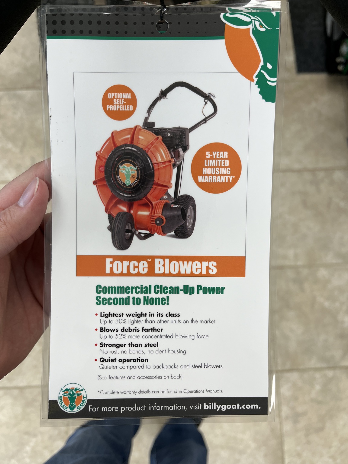 2025 Billy Goat F902H Image 4