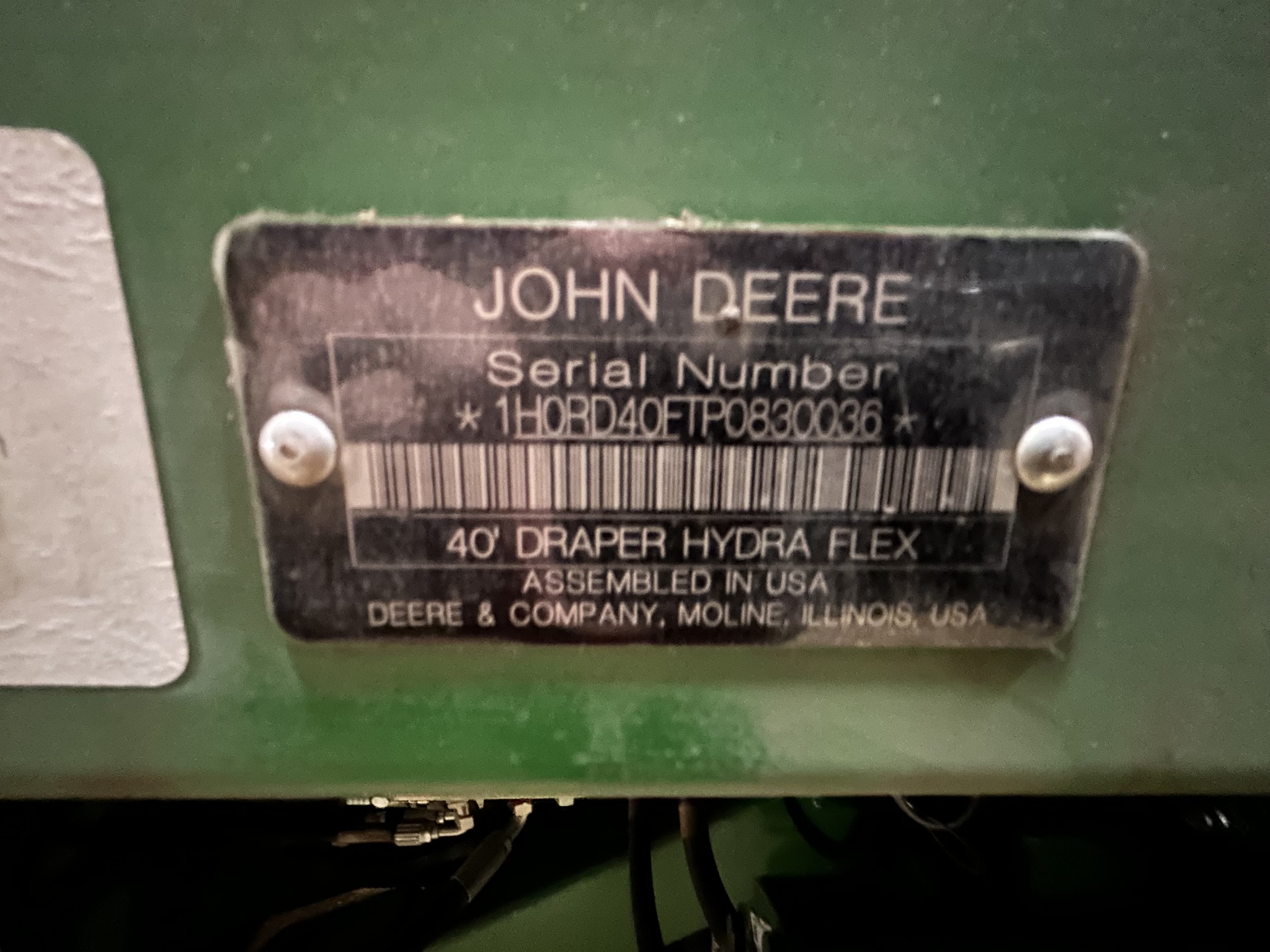  2024 John Deere RD40F at Heritage Tractor in Lexington, IL
