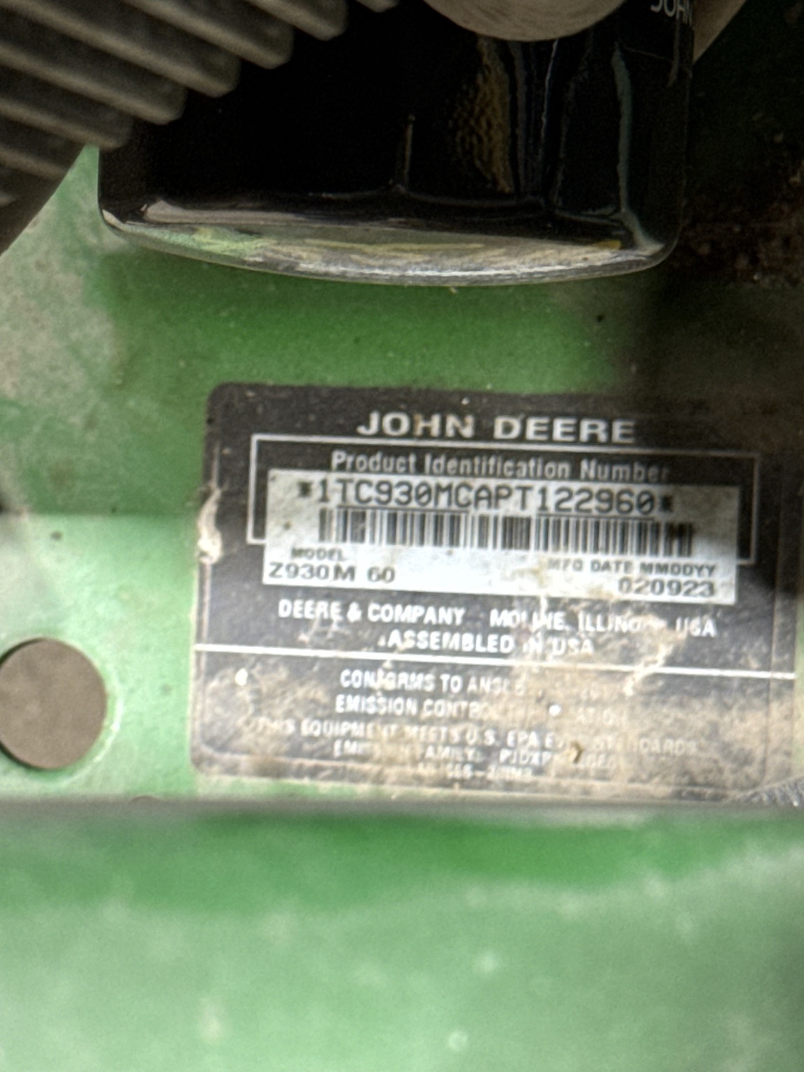  2023 John Deere Z930M at Heritage Tractor in Roanoke, IL