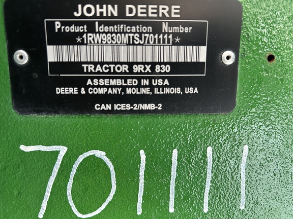 Used 2025 John Deere 9RX 830 Track Tractors at Horizon Ag & Turf in Lloydminster, AB - Photo19