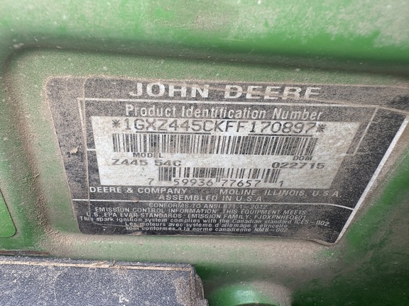 Photo of 2015 John Deere Z445