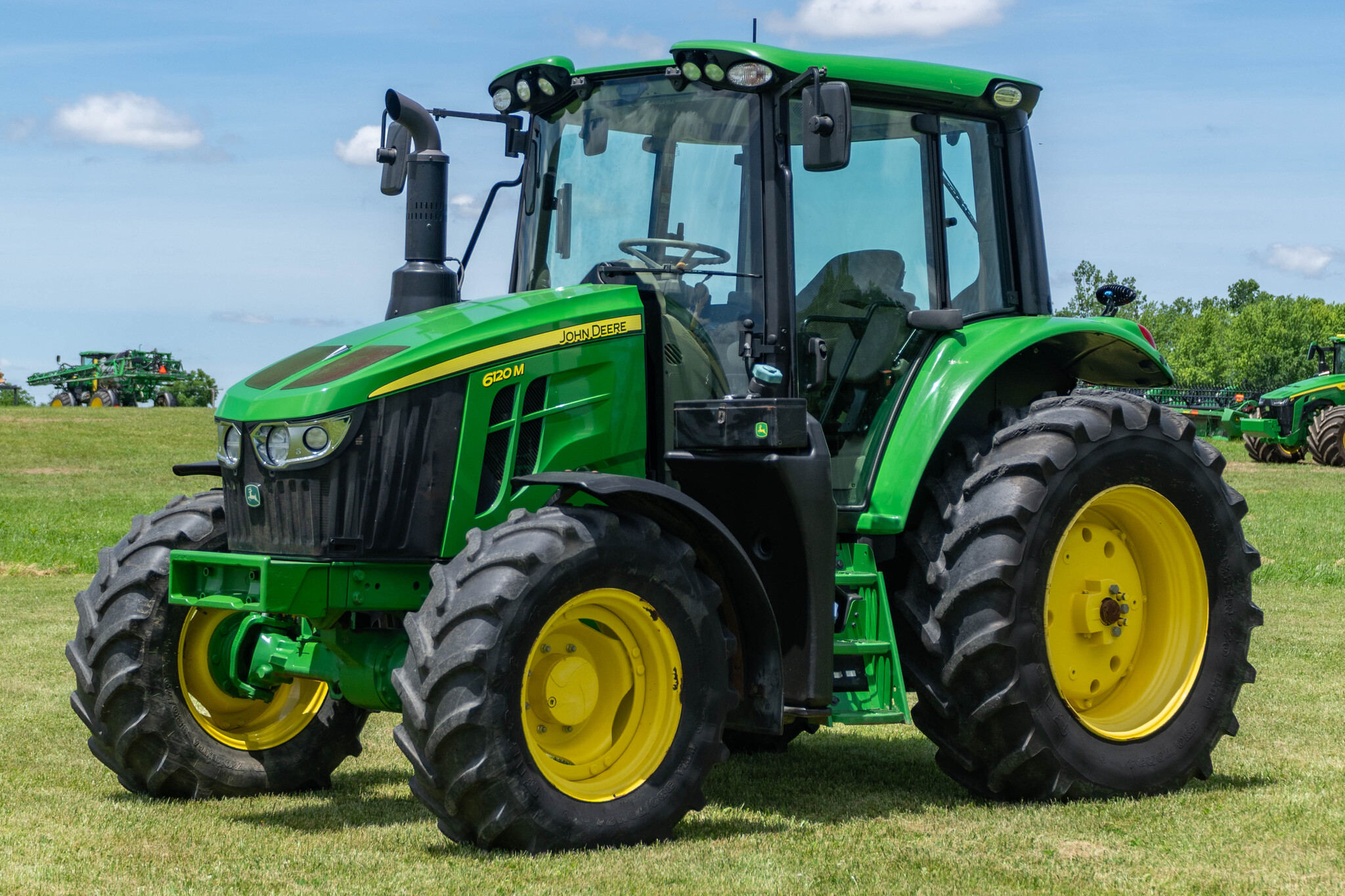 Used 2021 John Deere 6120M Utility Tractors at Koenig Equipment in Anna, OH - PhotoXL0