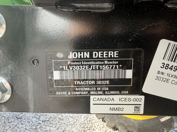 2026 John Deere 3032E