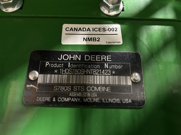  John Deere S780