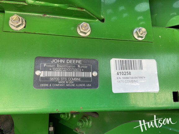 Photo of 2013 John Deere S670