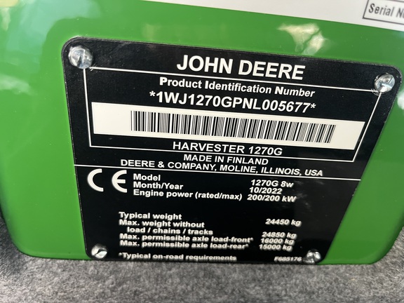 2023 John Deere 1270G