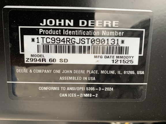 Photo of 2026 John Deere Z994R