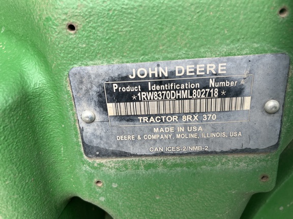 Photo of 2021 John Deere 8RX 370