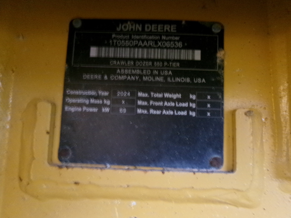 2024 John Deere 550 P