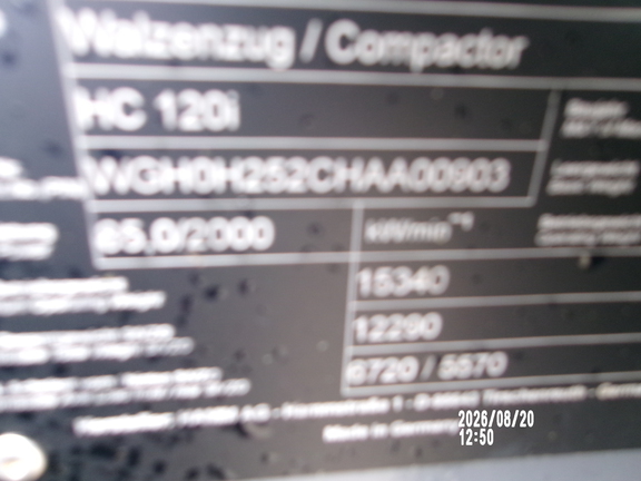 2023 Hamm HC120I