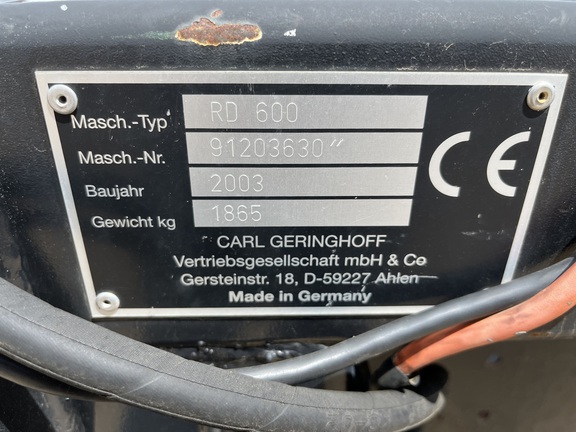 2003 Geringhoff RD600 - Photo21