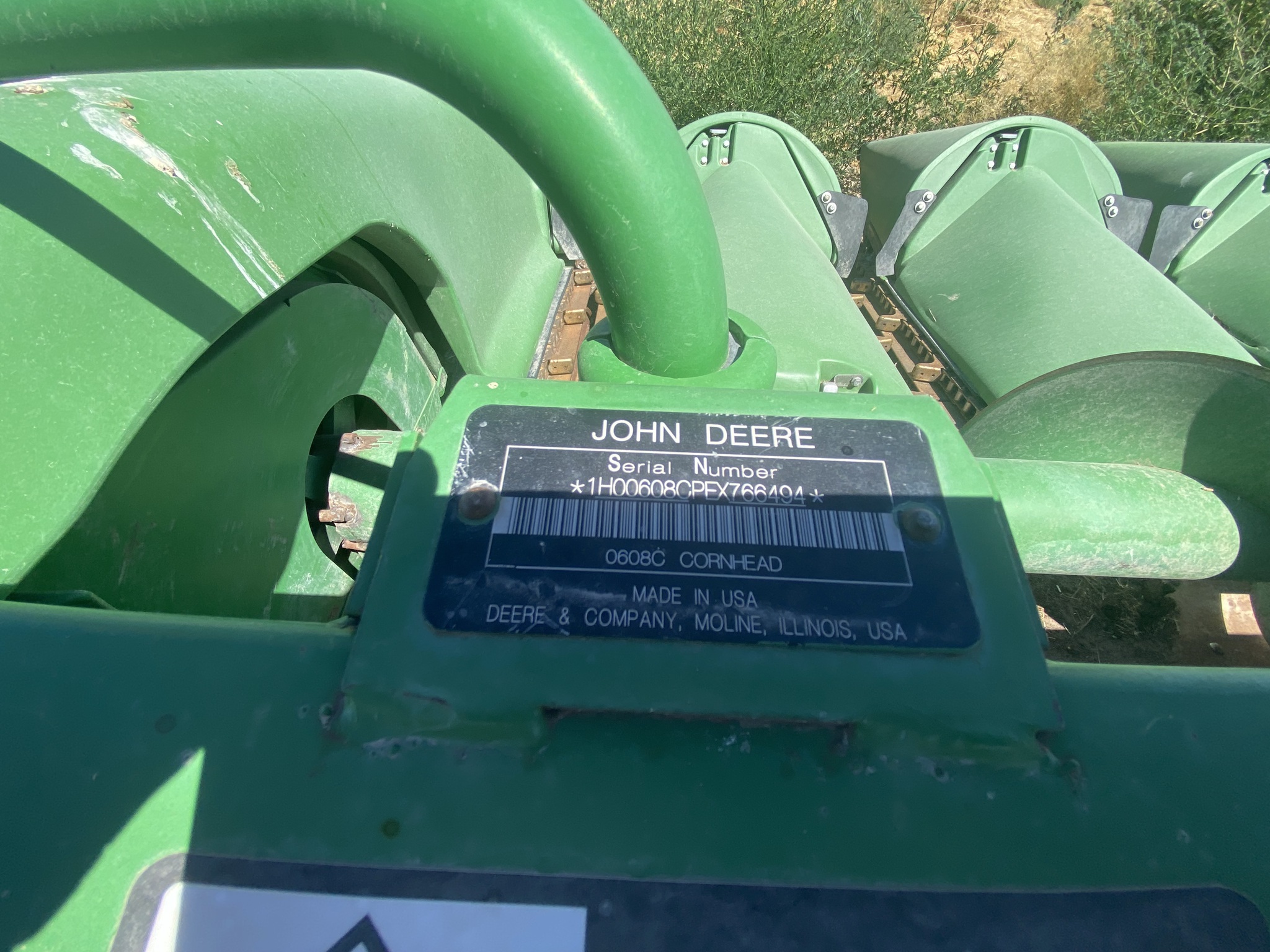2014 John Deere 608C Image 3