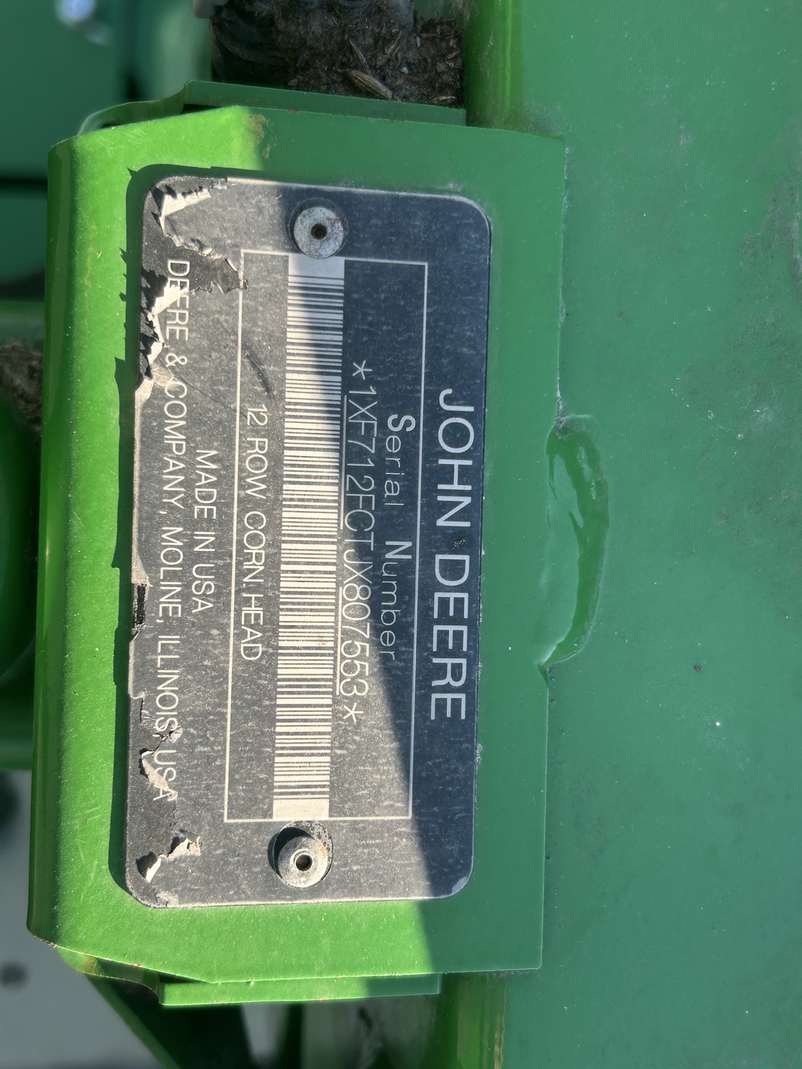  2019 John Deere 712FC at Heritage Tractor in Carthage, IL