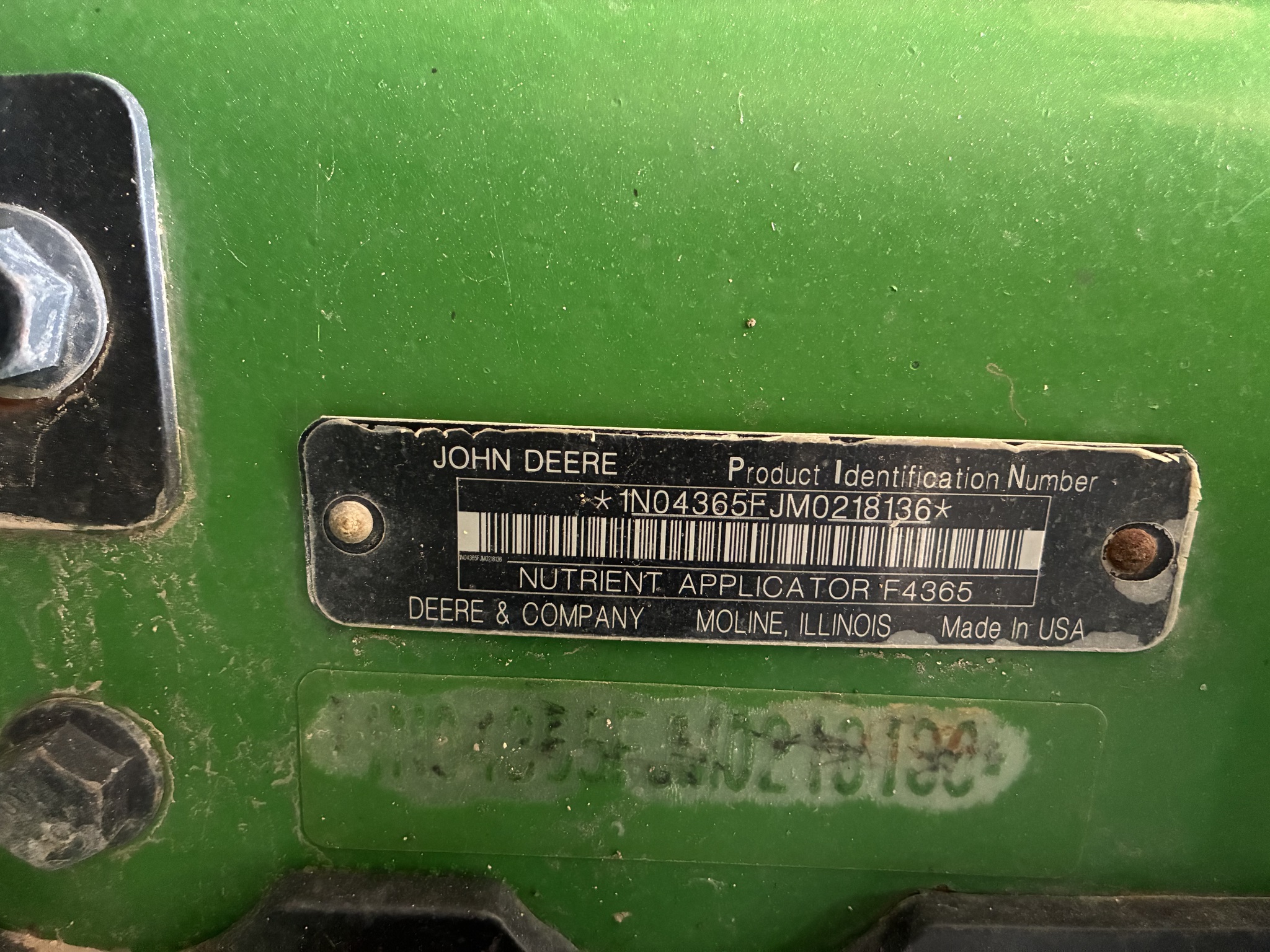2021 John Deere F4365 Image 11