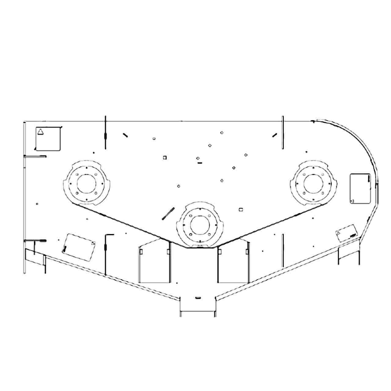 2017 Hustler 552874 DECK SHELL FASTRAK Image 4