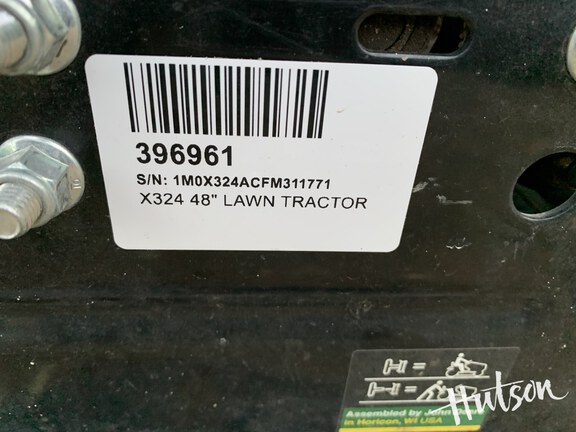 Photo of 2015 John Deere X324