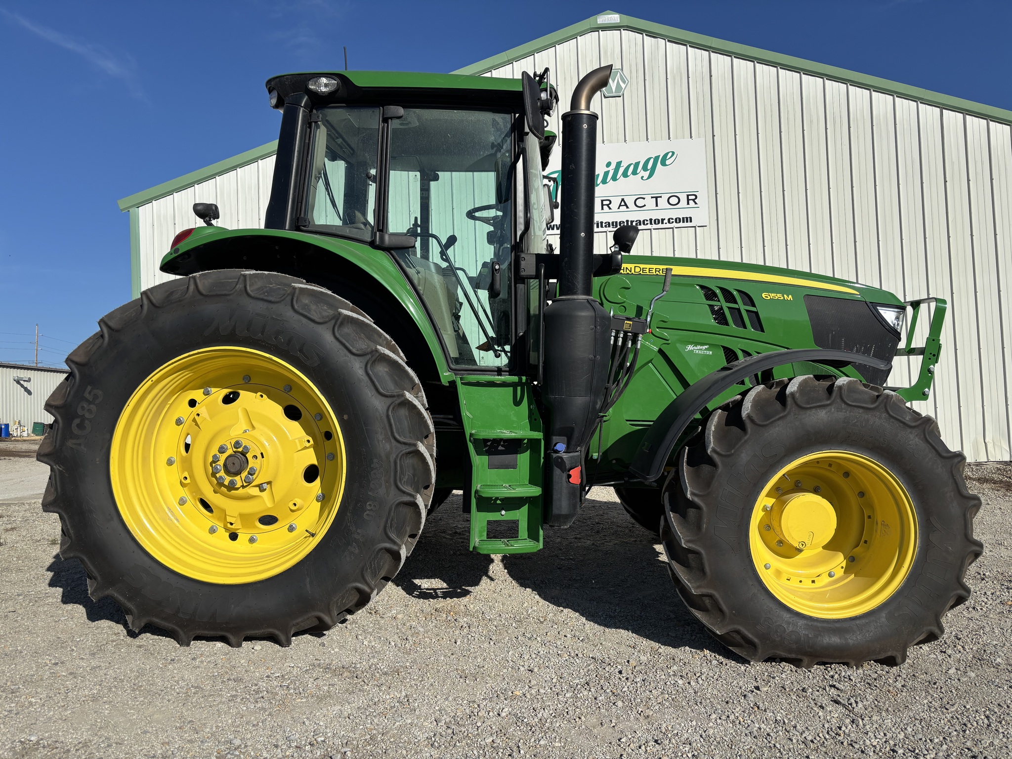  2025 John Deere 6155M at Heritage Tractor in Atchison, KS