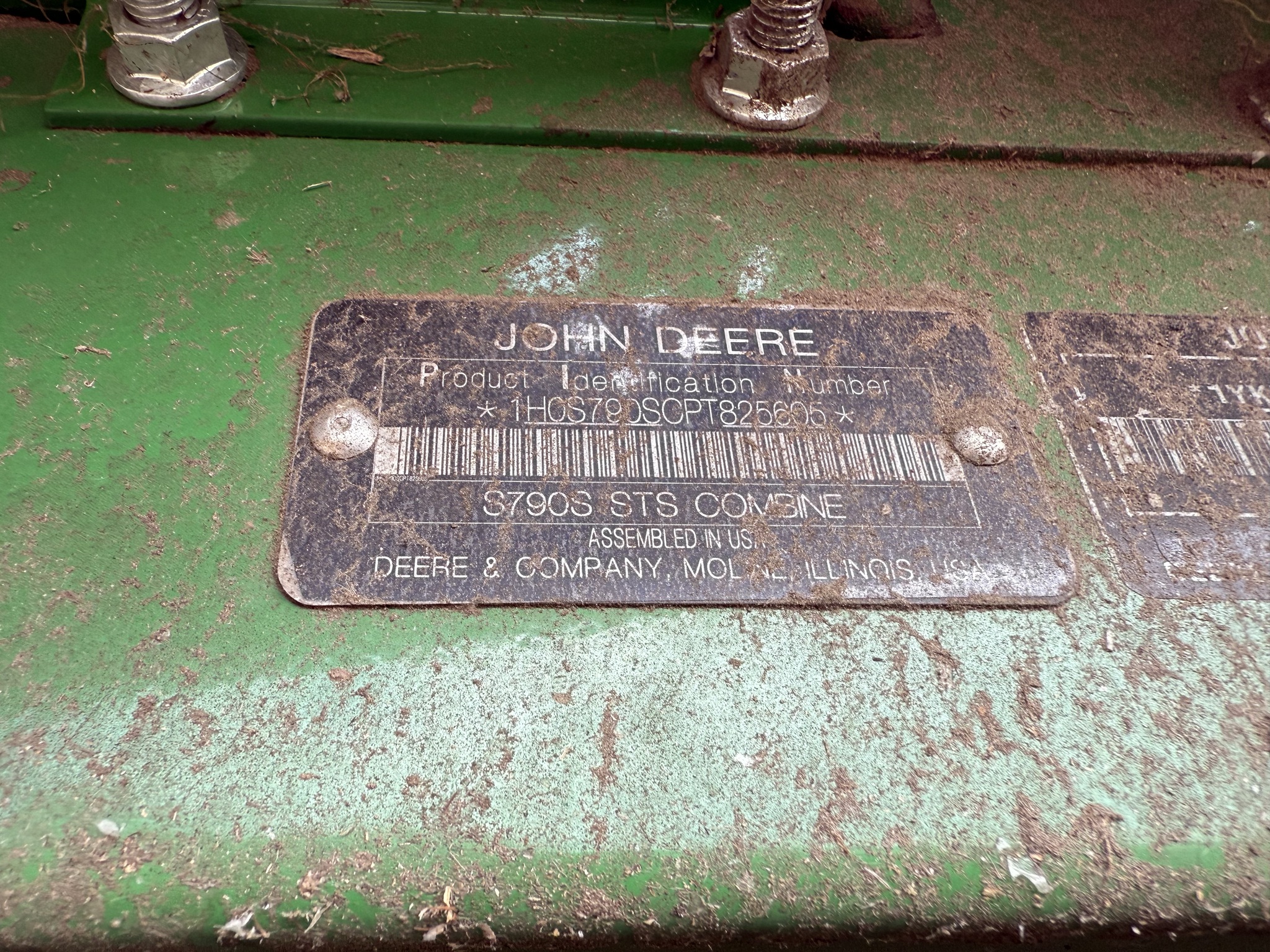  2023 John Deere S790 at Heritage Tractor in Brimfield, IL