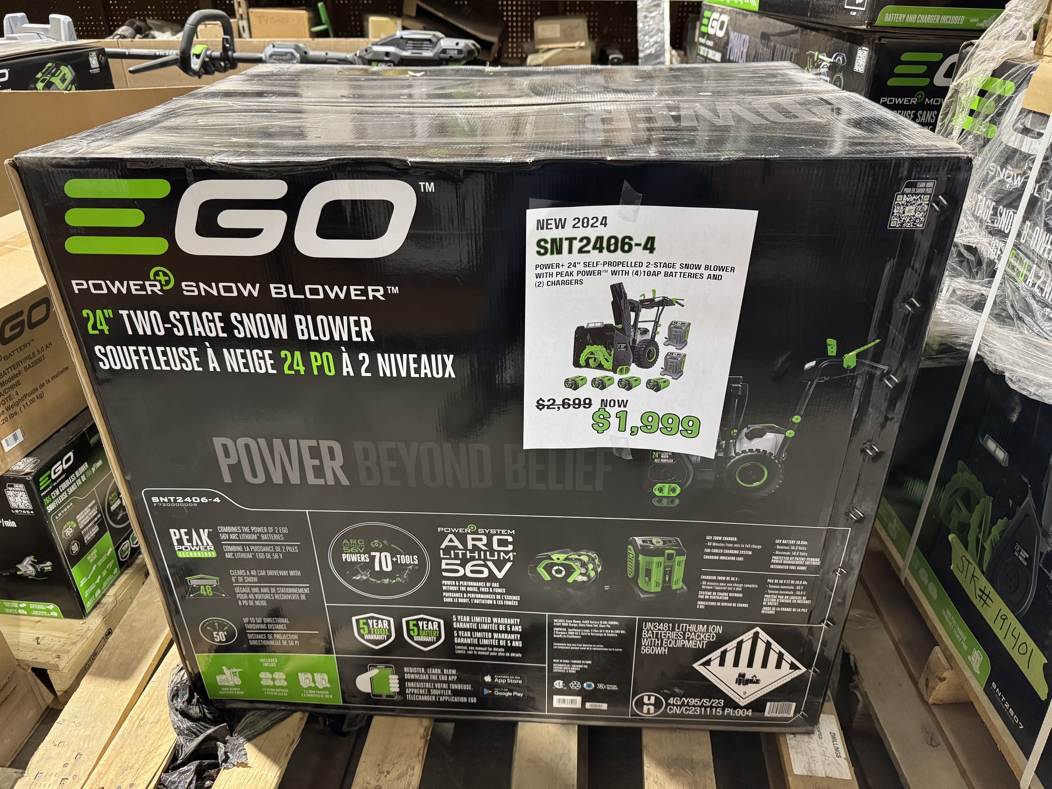 2024 EGO SNT2406-4 Image 1