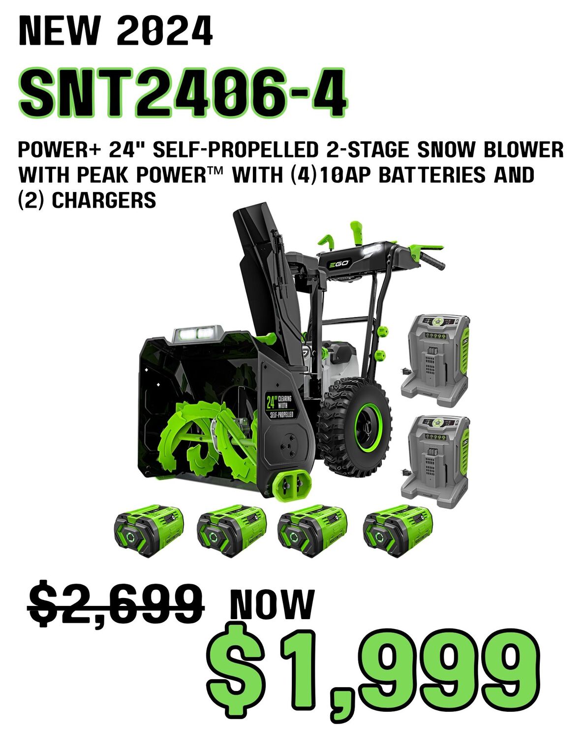 2024 EGO SNT2406-4 Image 2
